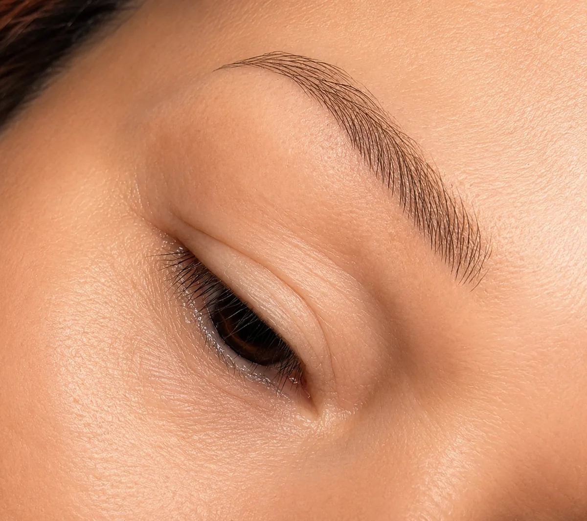 Résultat microblading sourcils poil à poil naturel à La Roche-sur-Foron